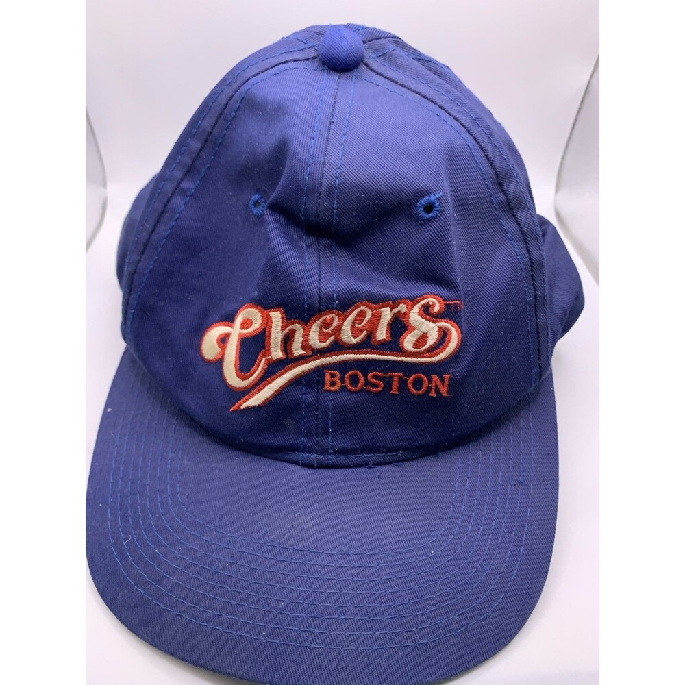 Vintage Blue CHEERS Boston Snapback Cap Hat
